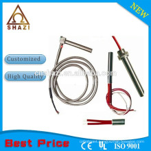 electric cartridge heater element with stainless steel hose